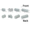Thick Wall Figures Bricks Compatible 98283 15533 DIY 1x2 1x3 1x4 1+2 Dots Building Blocks Educational House Contruction Toys