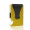 DIENQI Carbon Fiber Card Holder Mini Slim Wallet Men Aluminum Metal RFID Magic Wallet Small Thin Male Purses Money Bag Vallet