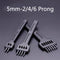 1PC 4/5/6mm Leather Black Round Hole Row Punch Tool  DIY Round Stitching Punch Sewing Stitching Punch Carving Work Saddle Set