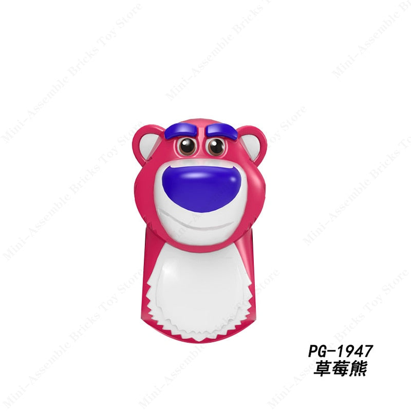 Disney Mini Action Toy Figures Building Blocks Cartoon dolls Toy Story Mickey Mouse Winnie The Pooh Frozen Stitch Donald Duck