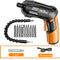 Electric Screwdriver Battery Rechargeable Cordless Screwdriver Powerful Impact Wireless Screwdriver Drill Electric Screw Driver