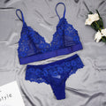 Full Lace Lingerie Set Sexy Women&#39;s Underwear Transparent Short Skin Care Kits Push Up Bra Brief Sets Erotic Intimate