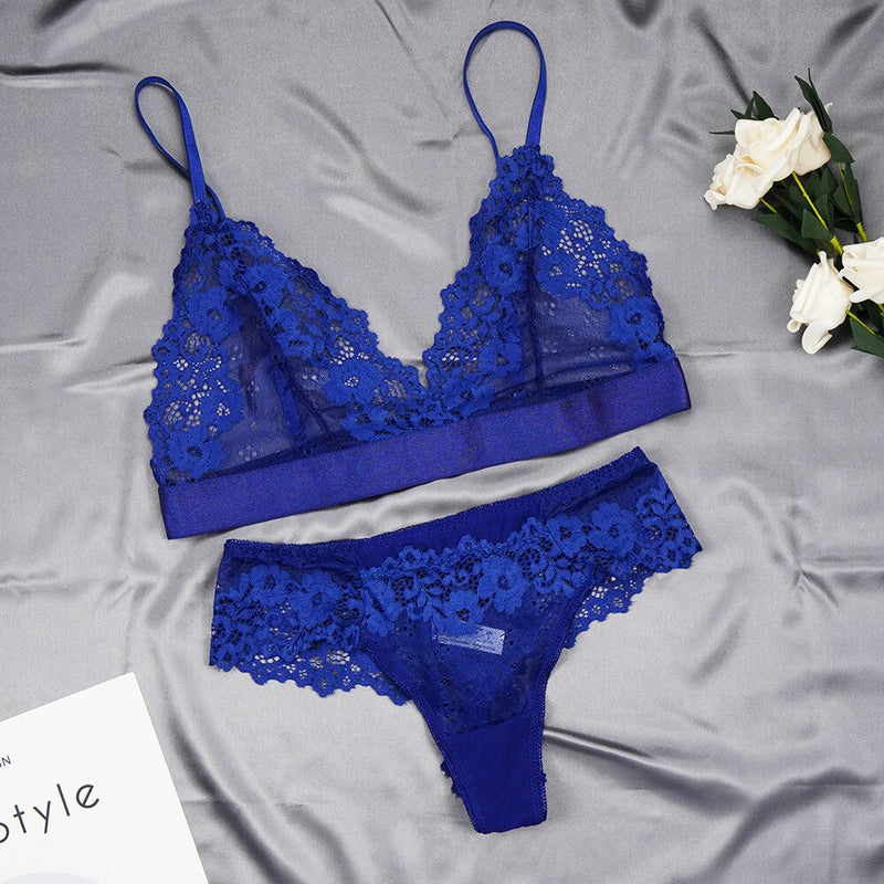 Full Lace Lingerie Set Sexy Women&