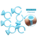 100pcs Disposable Ring Caps Microblading Tattoo Ink Cup For Permanent Pigment Holder Rings Accessories Makeup Tattoo Tools