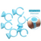 100pcs Disposable Ring Caps Microblading Tattoo Ink Cup For Permanent Pigment Holder Rings Accessories Makeup Tattoo Tools