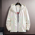 Summer Jacket Women White S-7XL Pl Size Loose Thin Couple Hooded Tops 2022 Spring Autumn New Blue Waterproof Cargo Coats
