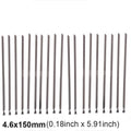 20 Pcs Stainless Steel Metal Cable Ties Exhaust Wrap Coated Locking Metal Zip-Exhaust Multifunctional Locking Cable Ties