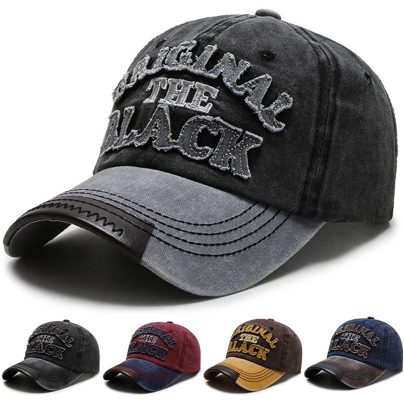 Retro Letter Embroidery Baseball Caps 2022 New Spring Summer Men Women Cotton Adjustable Casual Hat Hip Hop Streetwear Sun Hats