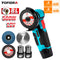 12V 500W Mini Brushless Angle Grinder with Rechargeable Lithium Battery Cordless Polishing Machine Diamond Cutting Power Tool