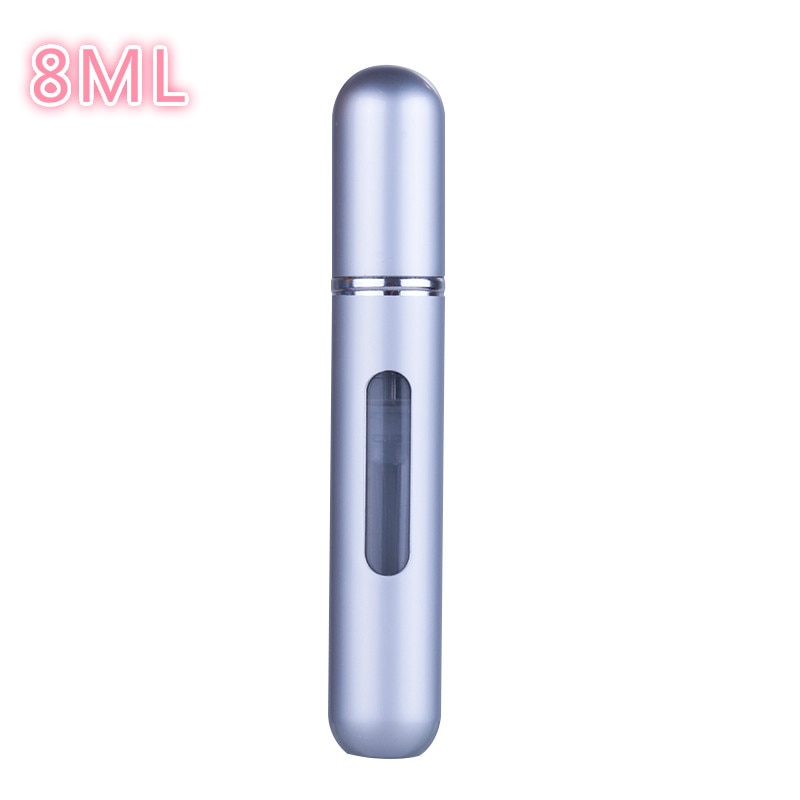 5ML/8ML Mini Small Perfume Refillable Bottle Portable Aluminum Atomizer Travel Refill Perfume Spray Bottle Cosmetic Container