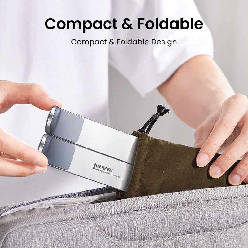 UGREEN Laptop Stand Holder For Macbook Air Pro Foldable Aluminum Vertical Notebook Stand Laptop Support Macbook Pro Tablet Stand