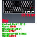 Russian silicone Keyboard Cover Protector for Macbook air13/12 /15/16pro touchbar A1706/A1466A1708/A1990/A1398/A2289/A1932/A2141