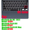 Russian silicone Keyboard Cover Protector for Macbook air13/12 /15/16pro touchbar A1706/A1466A1708/A1990/A1398/A2289/A1932/A2141