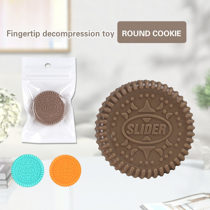 Fun ABS Magnetic Sliders EDC Fidget Push Clickers Haptic Antistress Adults Focus Desk Toy ADHD Sensory Fidget Toy Kids Gift