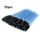 Disposable Crystal Eyelashes Brush Comb 25/50Pcs Eye Lashes Extension Mascara Wands Makeup Professional Makeup Beauty Tool