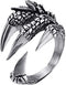1pcs Titanium Steel Eagle Dragon Claw Halloween Skull Ring Hot Selling Men&