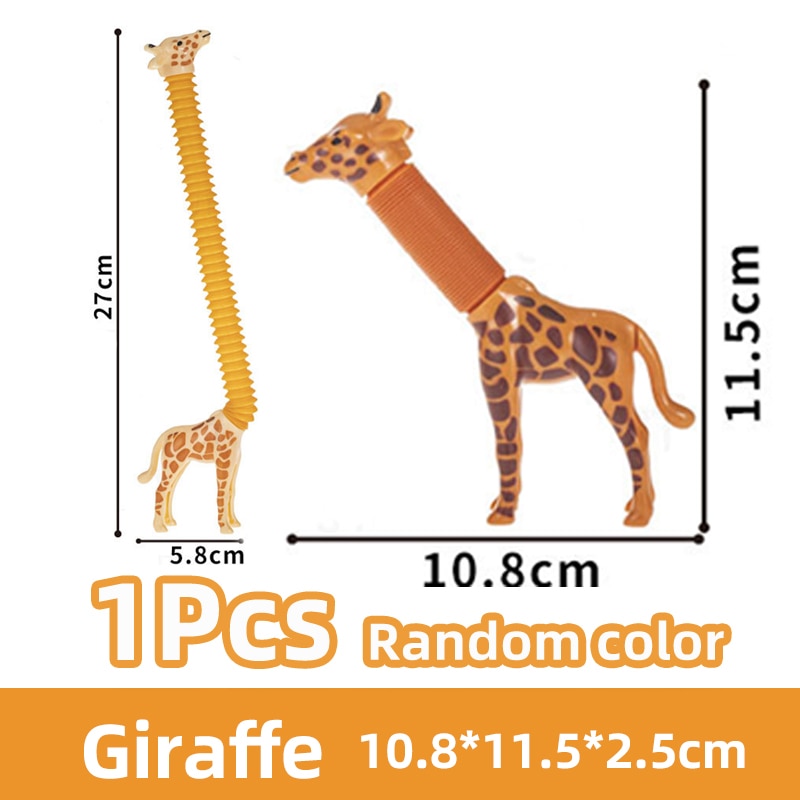 3D Pop Tube Silicone Alpaca Unicorn Push It Bubble Balls Decompression Pipe Anti-stress Vent Fidget Toys for Kids Adults Gifts