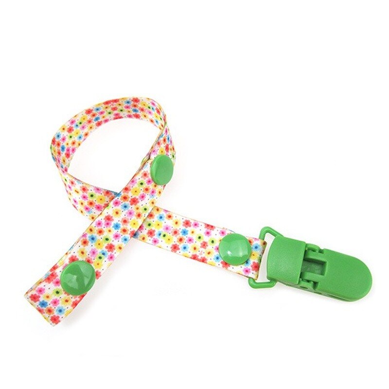 1pc Adjust Baby Pacifier Clip Chain Ribbon Dummy Holder Soother Pacifier Clips Strap Nipple Holder for Infant Feeding
