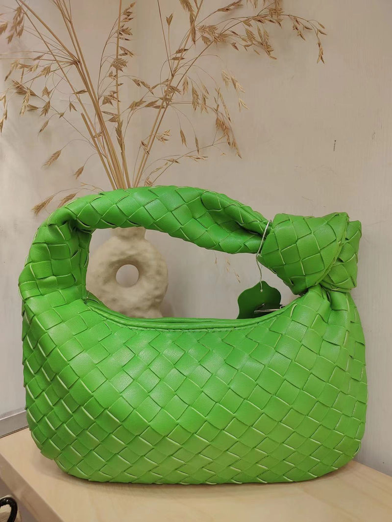 2022 Fashion woven bag luxury designer handbag brand women tote bag lady shoulder bags PU spring bags leather casual handbag