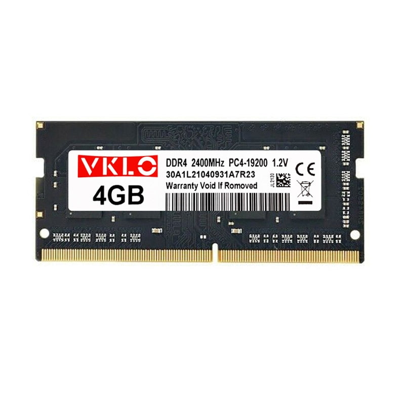 VKLO DDR2 DDR3 DDR4 2GB 4GB 8GB SO-DIMM RAM Notebook Laptop Memories 533 667 800 1066 1333 1600 1866 2133 2400 2666MHz