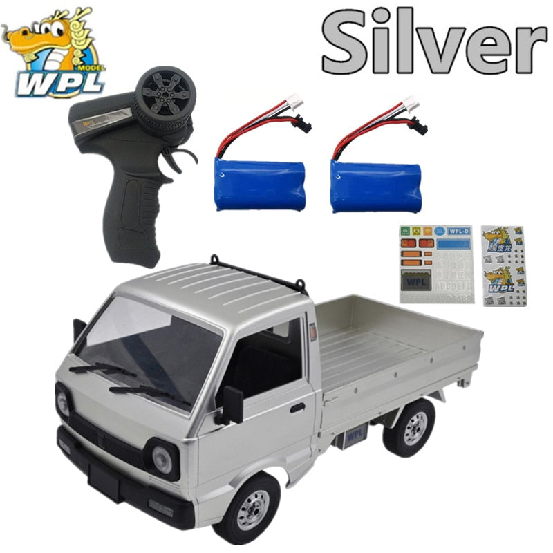 2022 Upgrade WPL D12 2WD RC Car,Toys ar 1000mAh Lithium Battery,High Performance 260 Motor,RC Drift Car For Boys Gifts