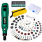 Mini Wireless Drill Electric Carving Pen Variable Speed USB Cordless Drill Rotary Tools Kit Engraver Pen for Grinding Polishing