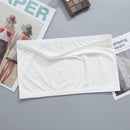 Fashion Summer Sexy Bras for Women Push Up Lingerie Ice Silk Seamless Word Sling Female Tube Top 2022 White Bralette Top Tanks