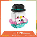Disney DIY LinaBell assembly buildding blocks Goofy Pluto Anime Mini Action Figures Educational Toys kids Birthday Gifts