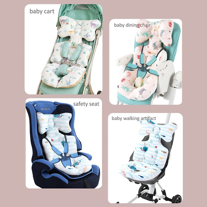 Baby Stroller Mattresses Cushion Seat Cotton Breathable Car Pad for Baby Prams Cart Mat Liner Newborn Pushchairs Accessories