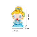 Disney DIY LinaBell assembly buildding blocks Goofy Pluto Anime Mini Action Figures Educational Toys kids Birthday Gifts