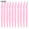 3/10/15 Pcs Professional Trimmer Safe Blade Shaping Knife Eyebrow Blades Face Hair Removal Scraper Shaver Makeup Beauty Tools