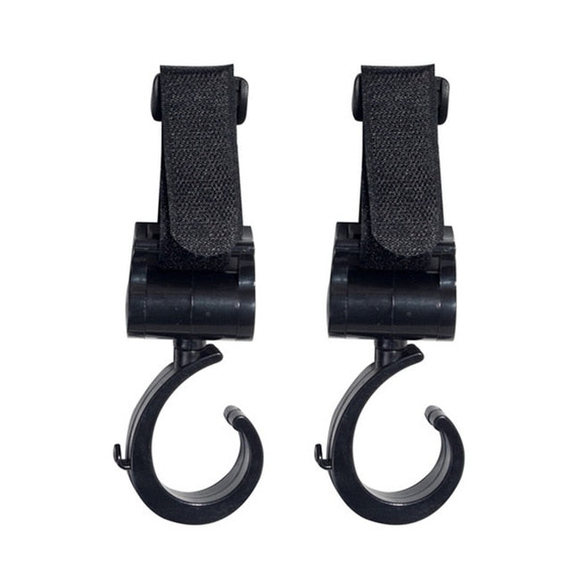2PCS Baby Stroller Accessories Shopping Pram Hook Props Multi Purpose Baby Stroller Hook Hanger Metal Convenient Hook