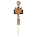 1pc Crochet Bunny Baby Pacifier Clip Chain BPA Free Wooden Beads Appease Soother Chain Clips Newborn Dummy Holder Nipple Clip