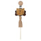1pc Crochet Bunny Baby Pacifier Clip Chain BPA Free Wooden Beads Appease Soother Chain Clips Newborn Dummy Holder Nipple Clip