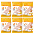 PUTIMI 6packs Exfoliating Foot Mask Feet Peeling Mask Spa Socks Smooth Dead Skin Remover Moisturizing Whitening Foot Mask