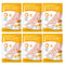 PUTIMI 6packs Exfoliating Foot Mask Feet Peeling Mask Spa Socks Smooth Dead Skin Remover Moisturizing Whitening Foot Mask