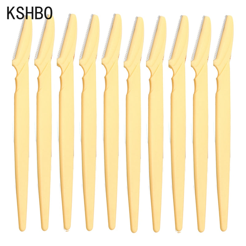 3/10/15 Pcs Professional Trimmer Safe Blade Shaping Knife Eyebrow Blades Face Hair Removal Scraper Shaver Makeup Beauty Tools