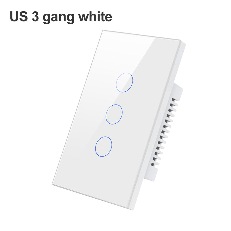 AVATTO Tuya WiFi/Zigbee Smart Light Switch, Neutral wire/No Neutral wire Required Wall Touch Switch Work with Alexa, Google Home