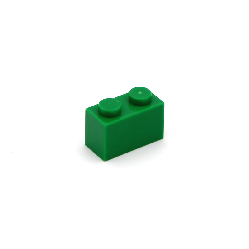 100pcs DIY Building Blocks Thick Figures Bricks 1x2Dots Educational Creative Size Compatible With 3004 Plastic Toys for Children