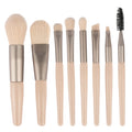 8Pcs Mini Travel Women Makeup Brushes Set Portable Soft Concealer Brush Beauty Foundation Eye Shadow Tool Eyelash Brush With Bag