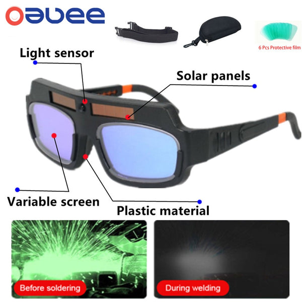 Automatic Darkening Dimming Welding Mask Welding Helmet Eyes Special Goggle/Welder Glasses For Welding Machine/Equipment Tools