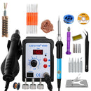 Hot Air Gun 858D BGA Rework Solder Station Blower Hair Dryer Hairdryer Soldering Heat Gun 220V 110V For SMD SMT Welding Repair