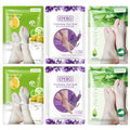 PUTIMI 6packs Exfoliating Foot Mask Feet Peeling Mask Spa Socks Smooth Dead Skin Remover Moisturizing Whitening Foot Mask