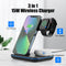 3 in 1 Wireless Charger Stand 15W Qi Fast Charging Dock Station for Apple Watch iWatch 7 AirPods Pro For iPhone 13 12 XS 8 Plus