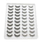 20 Pairs Mink Lashes Natural False Eyelashes Dramatic Volume Fake Lashes Soft Thick Long Eyelashes Wispy Makeup Extension 2022