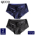 2pcs/lot QUCO Brand sexy Women Underwear High Quality Women Panties Seamless Underwear Solid  Lingerie underwear women