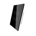 MOES Smart Glass Panel Switch Smart Life/Tuya App Multi-Control Association, Voice Control with Alexa,Google Home,1/2/3/4 Gang