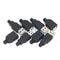 10pcs Type A Male Female USB 4 Pin Plug Socket Connector With Black Plastic Cover Type-A DIY Kits