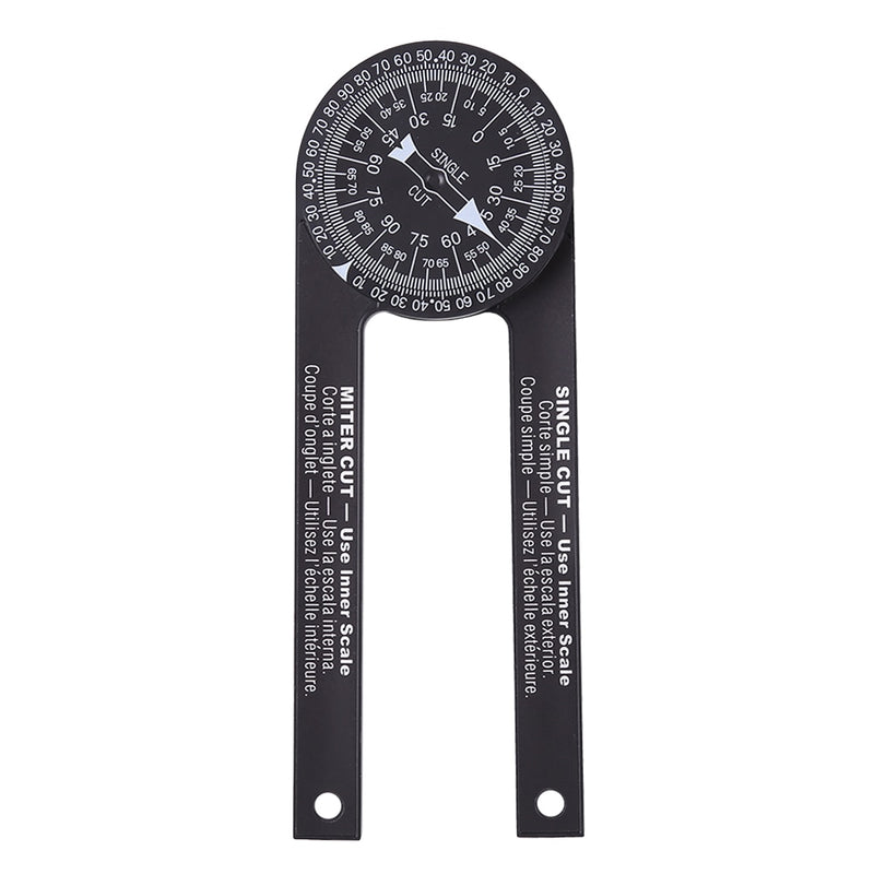 Woodworking Scale Mitre Saw Protractor Angle Level with Marking Pencil Carpenter Angle Finder Measuring Ruler Meter Gauge Tools