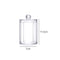 Acrylic Makeup Organizer Cotton Pad Storage Box For Cotton Swabs Rod Cosmetics Jewelry Organizer with Bamboo Lid Repacking Boxes